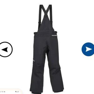 Polaris youth Switchback bib Youth Extra Large or fit woman's S, New